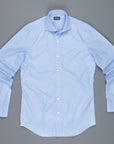 Finamore Milano Shirt Soft Collar Eduardo Blue