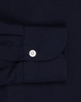 Finamore Esclusiva Milano shirt twill Eduardo collo navy