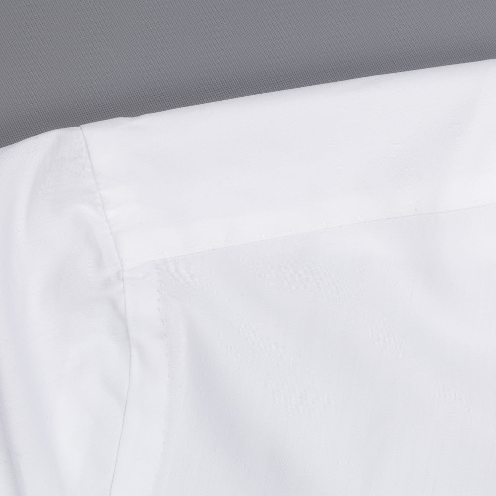 Finamore Milano Esclusiva shirt white poplin eduardo collar