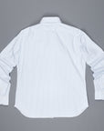 Finamore Gaeta Shirt Sergio Collar Blue Pencil Stripe