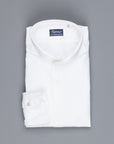 Finamore Gaeta shirt Sergio collar brushed oxford white