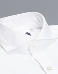 Finamore Gaeta shirt Sergio collar brushed oxford white