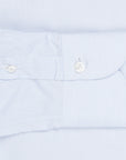 Finamore Milano shirt light blue graph check Collo Eduardo