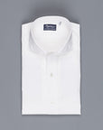 Finamore Milano shirt collo Eduardo white poplin Alumo Voyage