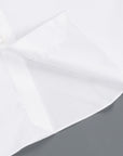 Finamore 'Traveller' Shirt Milano Fit Collar Eduardo White Alumo twill