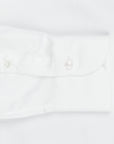 Finamore 'Traveller' Shirt Milano Fit Collar Eduardo White Alumo twill