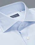 Finamore Napoli shirt Eduardo collar Light blue hairline