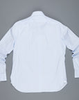 Finamore Napoli shirt Eduardo collar Light blue hairline