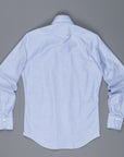 Finamore Tokyo Shirt Sergio Collar Fine Oxford Midblue