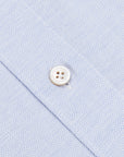Finamore Gaeta Shirt Sergio Collar Loose Weave Blue