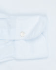 Finamore Gaeta Shirt Sergio Collar Alumo Poplin Celeste