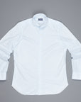 Finamore Gaeta Shirt Sergio Collar Alumo Poplin Celeste