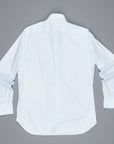 Finamore Gaeta Shirt Sergio Collar Alumo Poplin Celeste