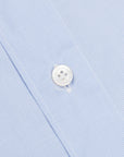 Finamore Tokyo Shirt Sergio Collar Fine Light Blue Puppytooth
