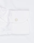 Finamore Gaeta Fit Collo Lucio in Voyage cotton by Alumo white