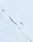 Finamore 'Traveller' shirt Milano fit Collar Eduardo Alumo Blue poplin