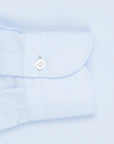 Finamore 'Traveller' shirt Milano fit Collar Eduardo Alumo Blue poplin