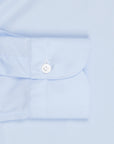 Finamore Napoli Shirt Collar Eduardo Blue Alumo Voyage poplin