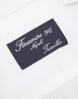 Finamore 'Traveller' shirt Milano fit Collar Eduardo Alumo White poplin