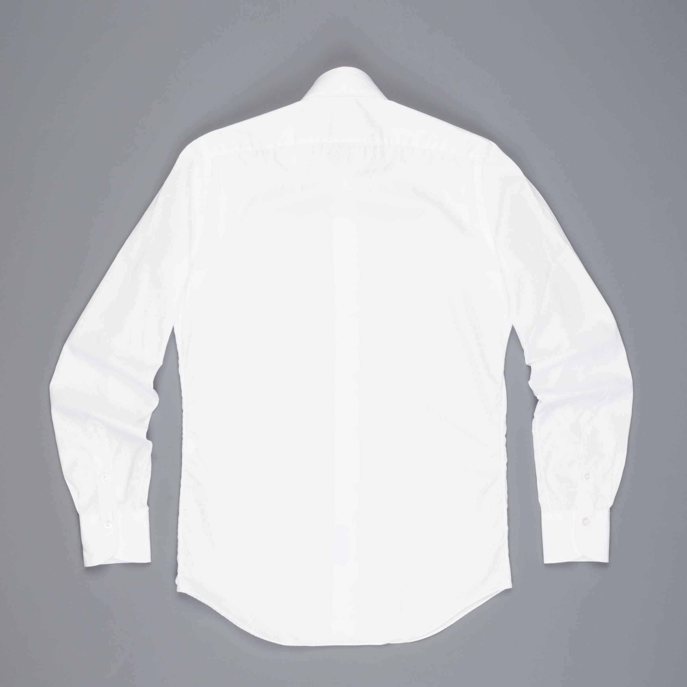 Finamore &#39;Traveller&#39; shirt Milano fit Collar Eduardo Alumo White poplin