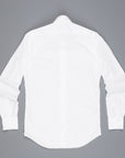 Finamore 'Traveller' shirt Milano fit Collar Eduardo Alumo White poplin