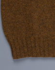 Laurence J. Smith Super Soft Seamless Crew Neck Pullover Dark Olive