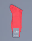 Frans Boone X Pantherella Vale Socks 100% Fil d'Ecosse / Cotton lisle Coral