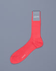Frans Boone X Pantherella Vale Socks 100% Fil d'Ecosse / Cotton lisle Coral