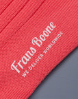 Frans Boone x Pantherella Raynor socks Coral