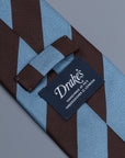 Drakes super repp Regimental tie 3rd Carabiniers Prince of Wales