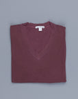 James Perse V Neck Tee Aubergine