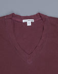 James Perse V Neck Tee Aubergine