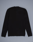 James Perse Dry Touch Jersey L/S Crew Neck Black