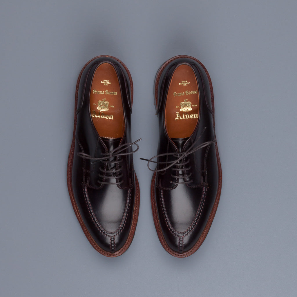 Alden Norwegian Split Toe Blucher on Commando Sole #8 cordovan