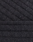 Frans Boone X Pantherella Vale Socks 100% Fil d'Ecosse / Cotton lisle Dark Grey Mix