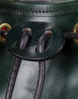 Croots Malton Bridle leather Rucksack Racing Green