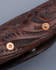 RRL Eyeglasses Case Traveler Embossed Leather