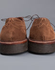 Alden x Frans Boone cap toe in snuff suede on crepe sole