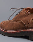 Alden x Frans Boone cap toe in snuff suede on crepe sole
