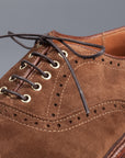 Alden x Frans Boone cap toe in snuff suede on crepe sole