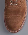 Alden x Frans Boone cap toe in snuff suede on crepe sole