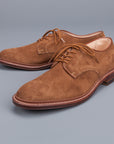 Alden unlined snuff suede plain toe blucher