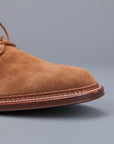 Alden unlined snuff suede plain toe blucher