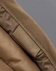 Ten C Hooded down liner with pockets Tan