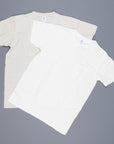 Velva Sheen 2 pack pocket tee 1white 1 oatmeal