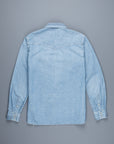 Remi Relief Chambray Western Shirt Used Blue