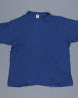 Velva Sheen Roll Tee in Blue
