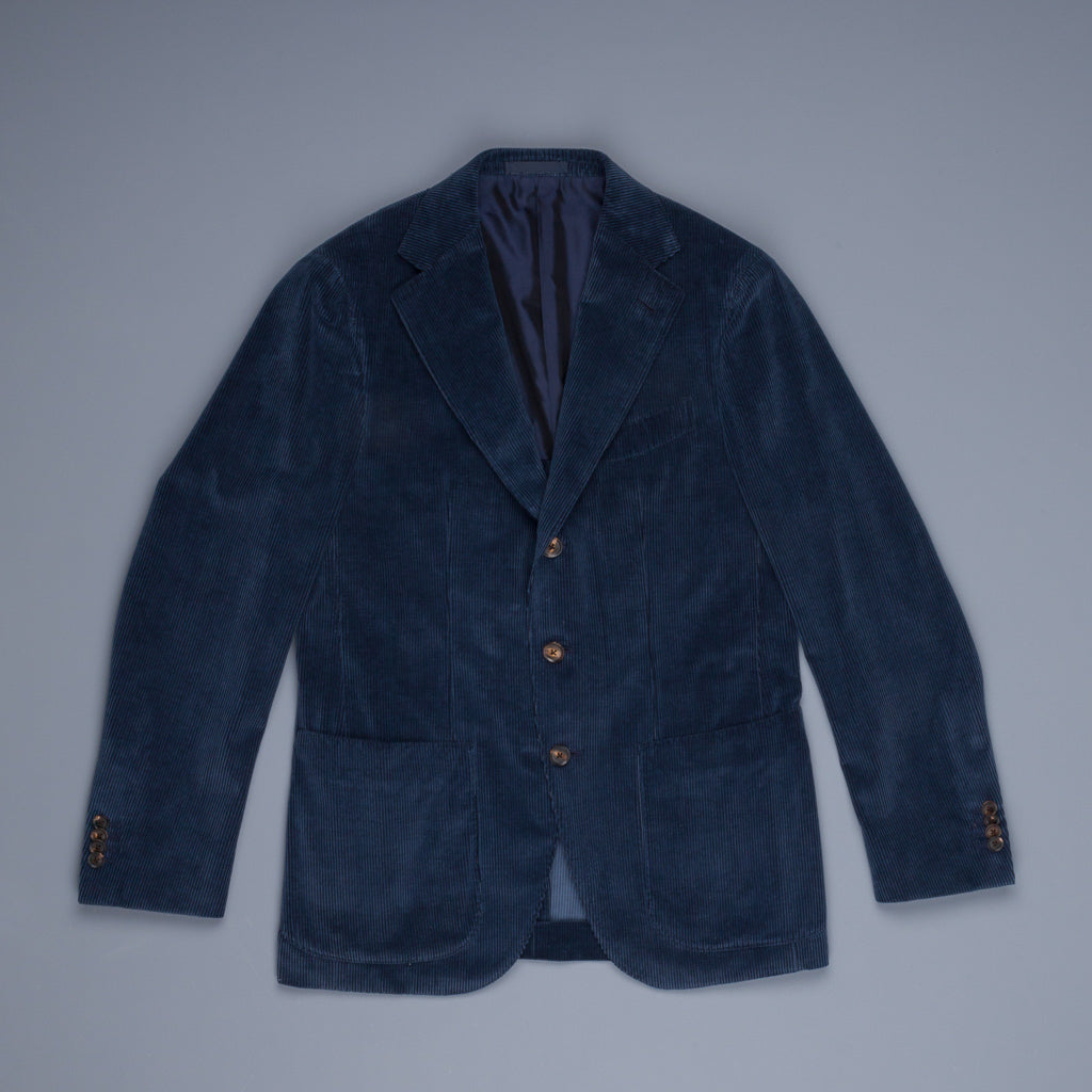 Caruso Aida Cashco Corduroy Jacket Blu