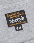 The Real McCoy´s Logo L/S Tee gray