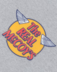 The Real McCoy´s Logo L/S Tee gray